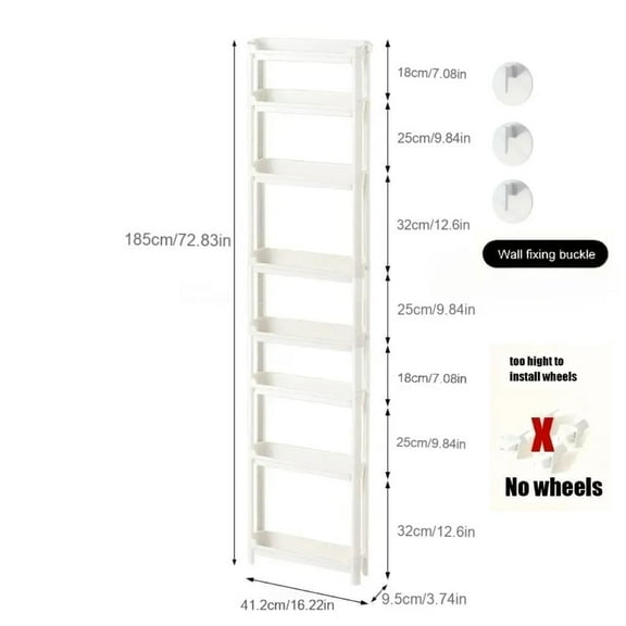 NTYNTY Multi-Layer Door Back Practical Shelf, Space-Saving Design