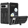 thumbnail image 1 of KOMI for Google Pixel 8 Pro Case with Card Holder, Built-in Stand Full-Body Drop Tested Protective Wallet Case for Google Pixel 8Pro (Black), 1 of 5