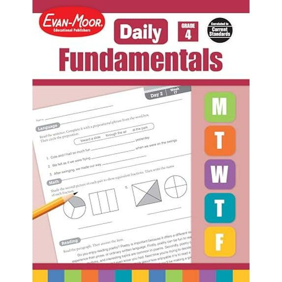 Pre-Owned Daily Fundamentals, Grade 4 Teacher Edition (Paperback) 1629383589 9781629383583