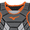 Grey-Orange, variant on Mizuno Samurai Womens Boxed Catcher's Gear Set (14-15")