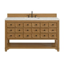 James Martin Vanities 505-V60s-3Ejp Malibu 60" Free Standing Single Basin Vanity Set -