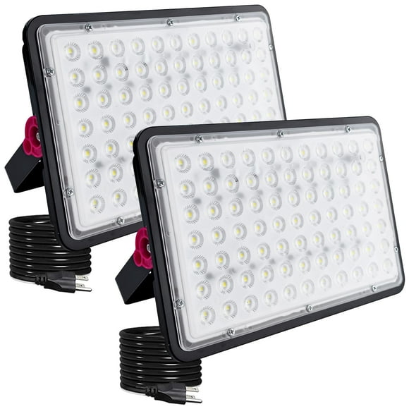 Foco LED para exteriores Indmird, paquete de 2 unidades, 200 W, IP66, resistente al agua