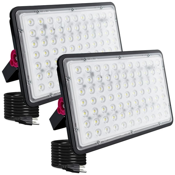 Foco LED para exteriores Indmird, paquete de 2 unidades, 200 W, IP66, resistente al agua