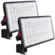 thumbnail image 1 of Foco LED para exteriores Indmird, paquete de 2 unidades, 200 W, IP66, resistente al agua, 1 of 7