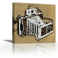 thumbnail image 1 of Analog Jungle Camera - Contemporary Fine Art Giclee on Canvas Gallery Wrap - wall décor - Art painting - 24 x 24 Inch - Ready to Hang, 1 of 2