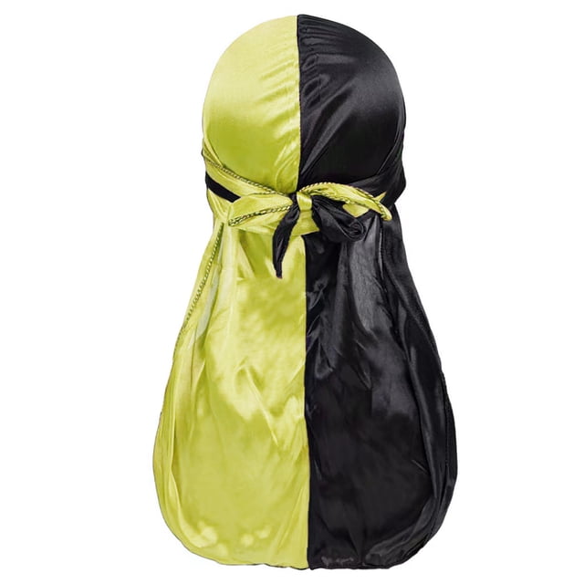 Headwrap And Bandana Style Satin Cap For Everyday Casual Wear With Elastic Hair Band In Hop Fashion