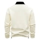 thumbnail image 3 of Kalauyu Mens Long Sleeve Shirts Fashion Color Block Zipper T Shirts, 3 of 7