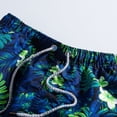 thumbnail image 2 of SWSMCLT Men's Swim Shorts Hawaiian Bathing Suit Elastic Waist Swimwear Beach Swimsuit Mid Rise Quick Dry Summer Thin Style1 Medium, 2 of 5
