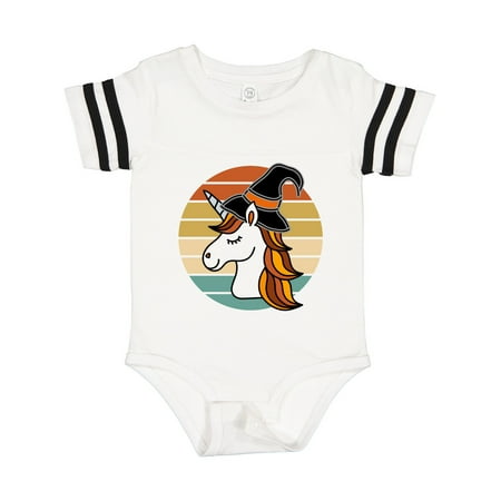 

Inktastic Halloween Unicorn Retro Witch Gift Baby Girl Bodysuit