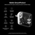 thumbnail image 5 of Belkin 24W Dual-Port USB-A Wall Charger + 5ft. Lightning to USB-A Cable, Silver, 5 of 8
