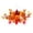 B-Orange, variant on Decorr Halloween Decor Pumpkin Maple Leaf Hanging Swag, 13x18 Inch Fall Wreath Artificial Farmhouse Fall Decor, Halloween Decorations for Front Door Wall