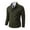 Army Green, variant on Fleece Jacket Mens Coat Style Men Casual Fashion Fleecing Stand Collar Zipper Long Sleeve Knitted Sweater Coat Orange 4X