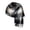 Black, variant on AWZXDE Elegant Gradient Plaid Winter Scarf With Tassels Unisex Thick Warm Soft Fashion Shawl Wrap Black