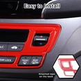 thumbnail image 5 of TINKI Center Console Air Conditioning Mode Button Frame Trim for Honda Pilot 2016-2022/ Honda Ridgeline 2017-2023/ Honda Passport 2019-2023 Interior Accessories ABS Material, 5 of 14