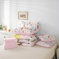 thumbnail image 6 of Manfei Cartoon Xmas Nutcracker Twin Bedding Sets 7-Piece for Kids, Princess Fairy Elf Bedding Comforter Set, Cute Christmas Tree Reversible Sheet Sets, Microfiber Bedroom Decor, 6 of 8