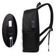 thumbnail image 6 of YFYANG 17" Laptop Backpack, Triangular Stripe Pattern Fashion Travel Work Backpack with USB and Headphone Cable Interface for Men and Women, 6 of 8
