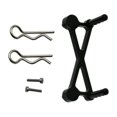 thumbnail image 2 of Aleación de Aluminio Aleación Delantero Cuerpo de La Cuerpo de de Montaje para Axial SCX24 C10 RC Crawler Cars Actualice Part Negro Baoblaze Columna de la carcasa delantera del coche RC, 2 of 8