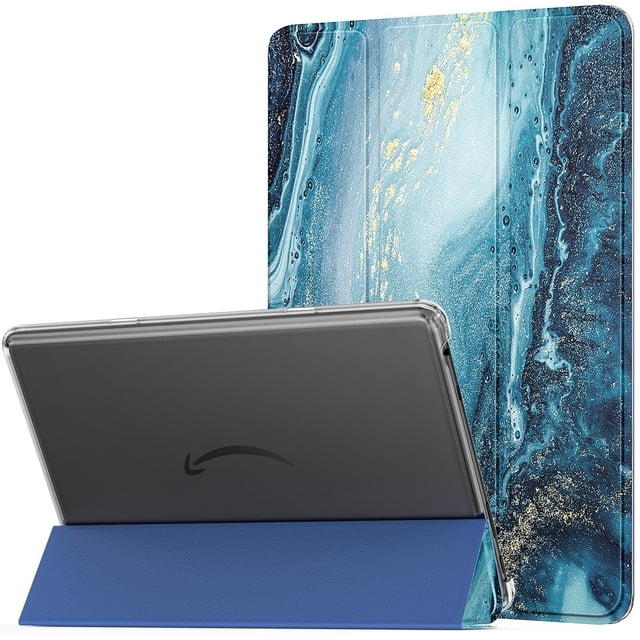 Funda para tablet MoKo para Fire HD 10 2023, cuero PU con soporte
