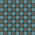 thumbnail image 1 of Ahgly Company Machine Washable Indoor Square Transitional Burgundy Brown Area Rugs, 4' Square, 1 of 7