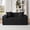 Black, variant on BOFANG Boneless Cloud Couch, Ready-to-Use. Modern 2-Seater Sofa for Compact Living Rooms,White