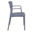 thumbnail image 4 of Compamia Loft Dining Arm Chair in Dark Gray, 4 of 6