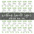 thumbnail image 5 of Koyal Wholesale Watercolor Eucalyptus Leaves Wedding Signs Bundle 30-Set for Ceremony, Reception Decor Signage, 5 of 5