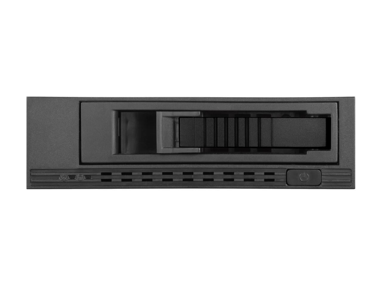 iStarUSA T-7M1-SA-BLACK 5.25" to 3.5" 2.5" SATA SAS 6 Gbps HDD SSD Hot-swap Rack