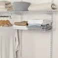 "Rubbermaid 24"" Universal Closet Organizer, Durable Steel Wire Hanging
