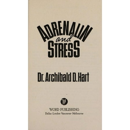 Adrenalin and Stress [Paperback - Used]