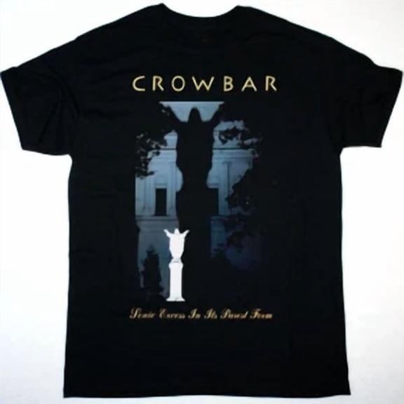 RARE CROWBAR T-Shirt Short Sleeve Black Cotton Women Men All Size S to 5XL