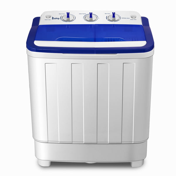 Newest Compact Folding Washing Machine with Spin-Dry,Portable Convenient Ultrasonic Turbine Washer,Lazy Space-Saving.Laundry Machine For Apartments Camping Travell Business Trip Blue 