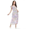 thumbnail image 1 of Vestido envolvente multicolor Roman Fashion /Juvenil, 3838 (Rosa multicolor) rosa G, 1 of 5