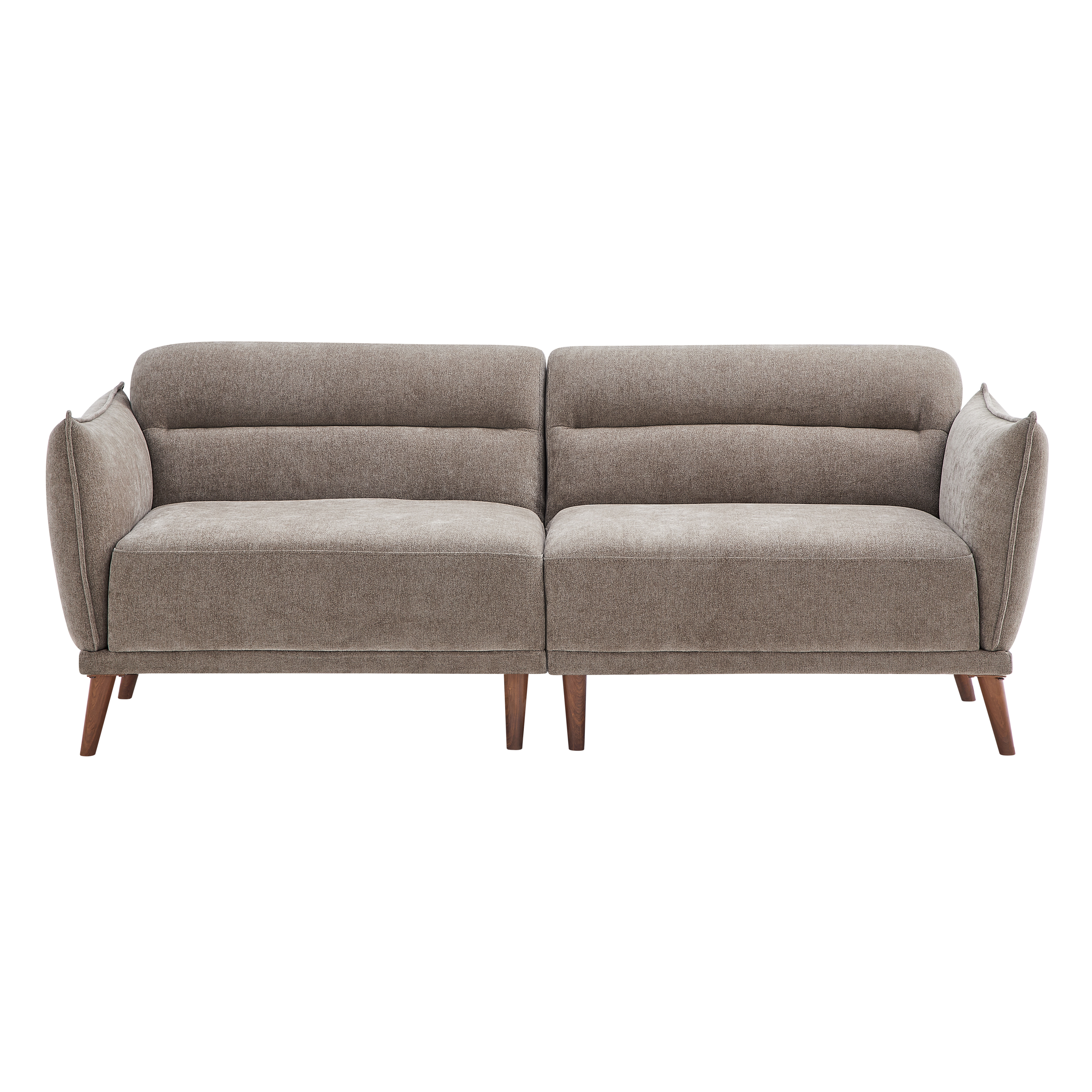 Mainstays 78.7" Adjustable Back Modern Futon, Brown photo 4