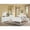 White, variant on Acme Furniture Louis Philippe III Sleigh Bed in White, Queen
