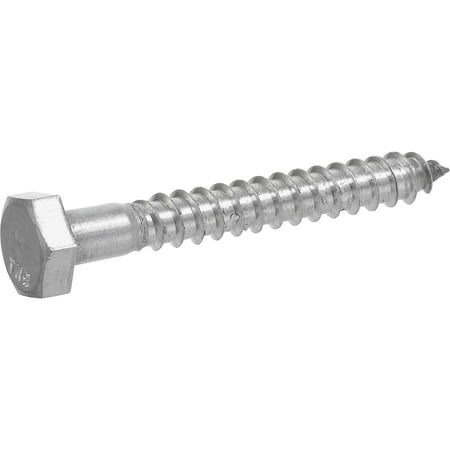 

Hillman 832012 1/4 x 3-Inch Stainless Steel Hex Lag Screws 25-Pack