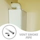 thumbnail image 3 of 1 Juego de tubo de ventilación para humo, tubo recto de acero inoxidable, adaptador de codo, tubo de ventilación para humo, 3 of 4