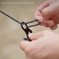 thumbnail image 5 of Pack of 10 Aluminum Guyline Wind Rope Buckle Cord Adjuster for Tent Camping Hiking Backpacking Outdoor Activity, 5 of 7