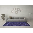thumbnail image 3 of Ahgly Company Indoor Rectangle Oriental Blue Traditional Area Rugs, 6' x 9', 3 of 4