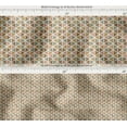 thumbnail image 6 of Soimoi Geometric Print Decorative Fabric by The Yard - 56" W x 36" L - Water-Resistant Material for Cushions, Covers, and DIY Upholstery - Beige, 6 of 7