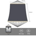 thumbnail image 6 of SUNCREAT Hammocks for Outside with Stand, Extra Large 2 Person Hammock with Stand, Dark Gray Drops, 6 of 7