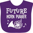 thumbnail image 3 of Inktastic Future French Horn Player Childs Music Boys or Girls Baby Bib, 3 of 4