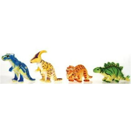Bulk Savings 373526 11.5 4 Assorted Bean Bag Dinosaurs- Case of 36