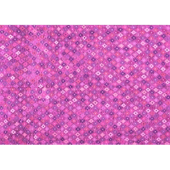 Ahgly Company Indoor Rectangle Southwestern Pink Country Area Rugs, 6' x 9'