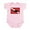 Petal Pink, variant on - Shark Diving Flag Infant Bodysuit - Baby Light Bodysuit, Size Newborn - 24 Months