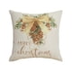 thumbnail image 2 of Herunwer Pillow Covers Christmas Ball Glitter Festive Decorative Throw Pillow Case Soft Two-Sided Print for Sofa Bed Couch Holiday Home Decor, 2 of 6