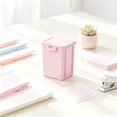 thumbnail image 3 of Tepsmf Macaron Color Rectangular Storage Box with Lid Desktop Plastic Small Organizer Container for Pens Crafts Desk Supplies, 3 of 6