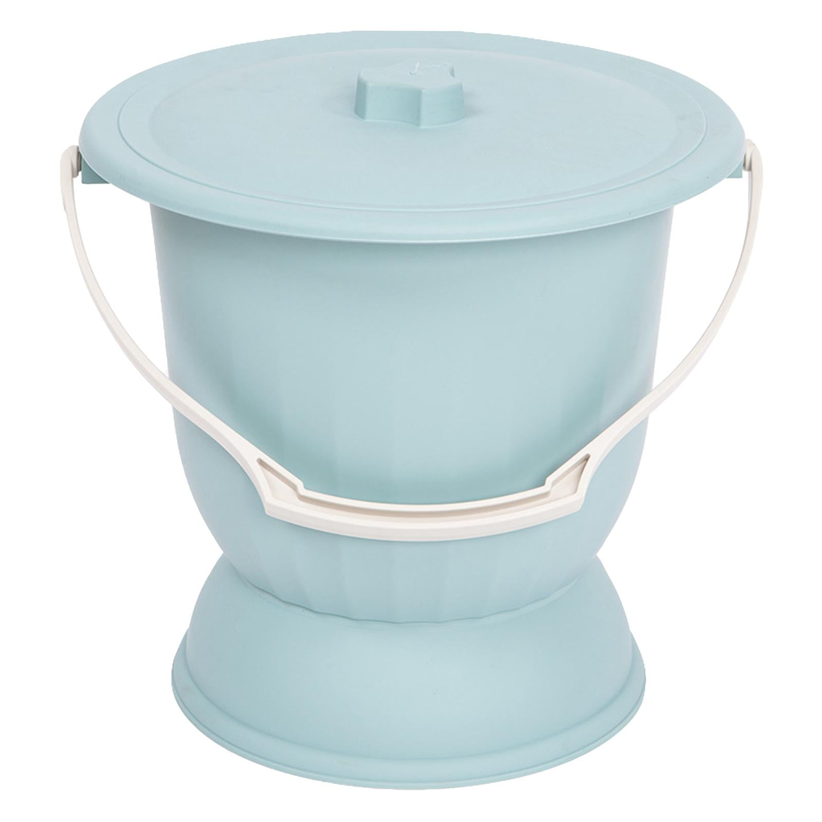 Handheld Spittoon with Lid and Handle Thickened Urine Bucket Bottle