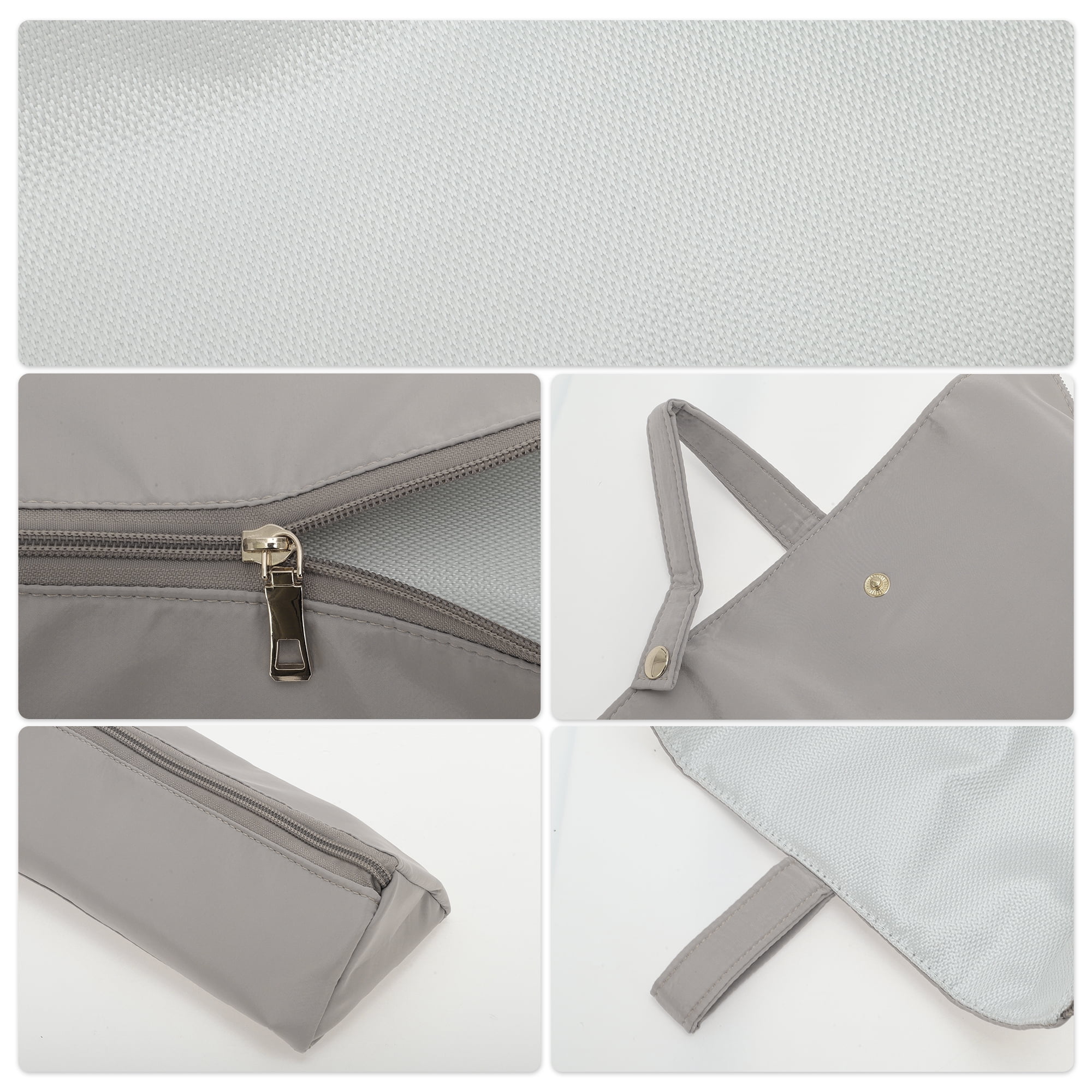 Unique Bargains Heat Resistant Travel Hot Iron Holder Gray