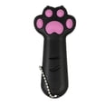 thumbnail image 4 of Linterna láser con forma de garra para gato, divertido juguete para gatos, linterna de dinero de color morado, llavero con iluminación blanca, 4 of 4