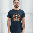 thumbnail image 3 of Tee Hunt Wordclass Motorcycles T-shirt Live the Legend Route 66 Biker Men's Tee, Navy Blue, Medium, 3 of 5
